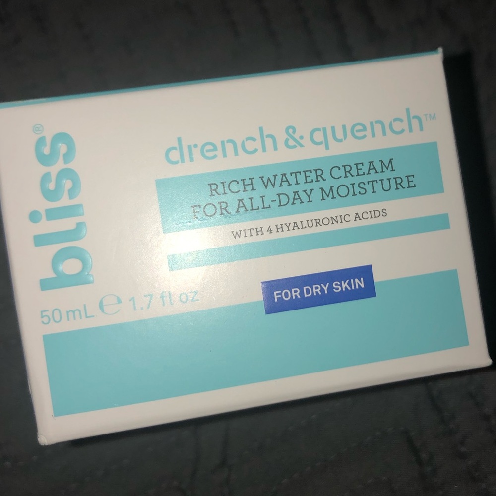 New Bliss Drench & Quench Rich Water Moisturizer